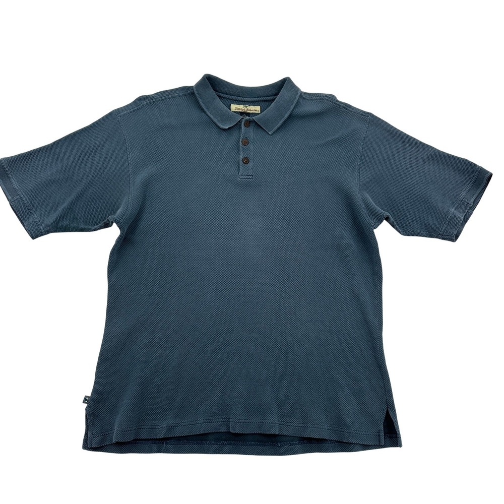 Tommy Bahama Short-Sleeve Polo in Navy Blue